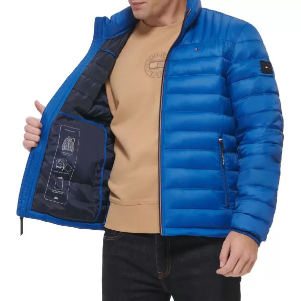 imageTommy Hilfiger Mens Legacy Ultra Loft Lightweight Packable Puffer Jacket Standard and Big ampamp TallNew Royal Blue