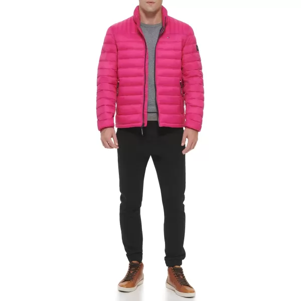 imageTommy Hilfiger Mens Legacy Ultra Loft Lightweight Packable Puffer Jacket Standard and Big ampamp TallPink