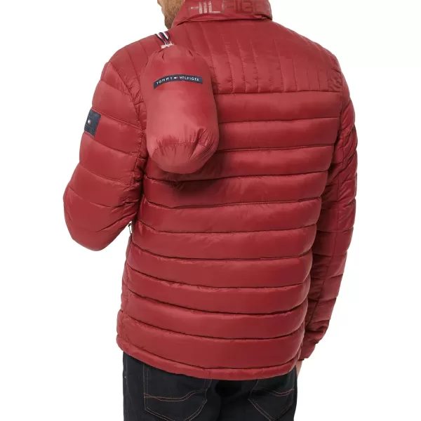 imageTommy Hilfiger Mens Legacy Ultra Loft Lightweight Packable Puffer Jacket Standard and Big ampamp TallRed