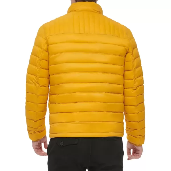 imageTommy Hilfiger Mens Legacy Ultra Loft Lightweight Packable Puffer Jacket Standard and Big ampamp TallYellow Gold