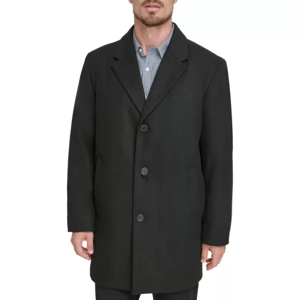 imageDOCKERS Mens Henry Wool Blend Top CoatBlack Without Bib