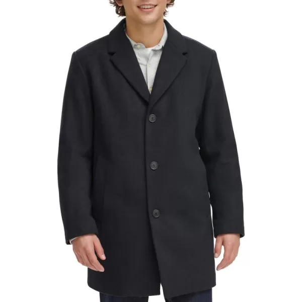 imageDOCKERS Mens Henry Wool Blend Top CoatNavy Without Bib