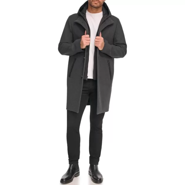 imageKenneth Cole Mens Melton Walker with Pu Trim and Hooded BibCharcoal