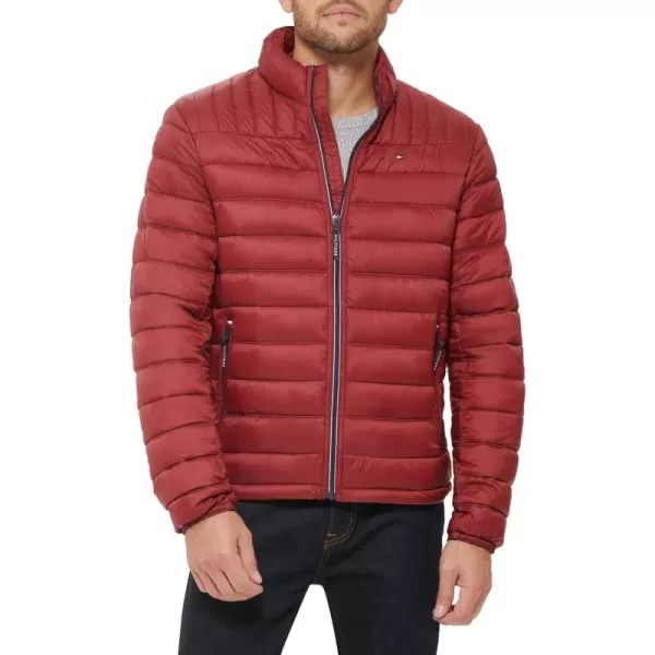 imageTommy Hilfiger Mens Legacy Ultra Loft Lightweight Packable Puffer Jacket Standard and Big ampamp TallRed