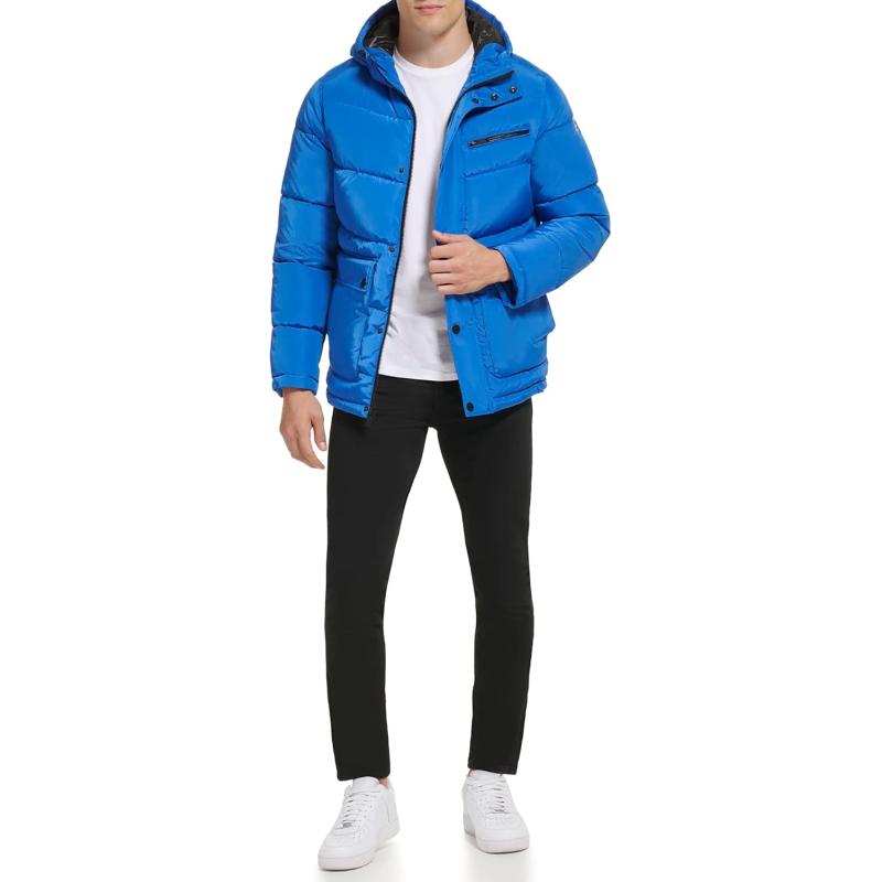imageKenneth Cole Mens Puffer JacketUtility Pocket Tidal
