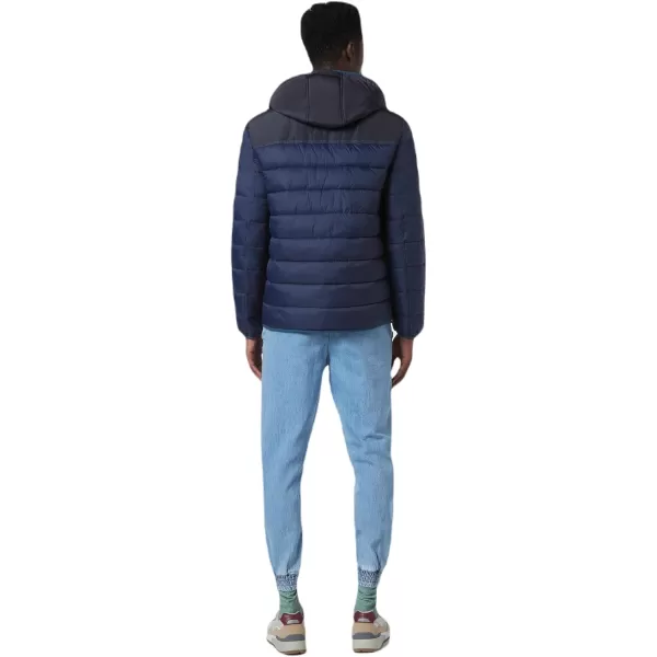 imageAndrew Marc Mens Packable Puffer JacketColor Block Ink