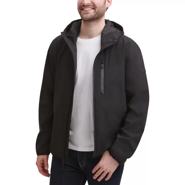 imageDKNY Mens Softshell Zip Up JacketBlack