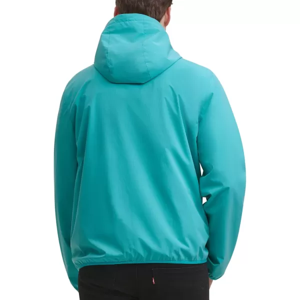 imageDKNY Mens Softshell Zip Up JacketBlueGreen