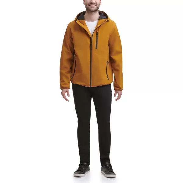 imageDKNY Mens Softshell Zip Up JacketGold