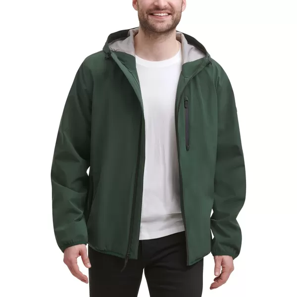 imageDKNY Mens Softshell Zip Up JacketGreen