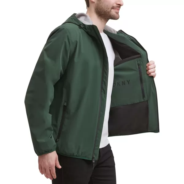 imageDKNY Mens Softshell Zip Up JacketGreen