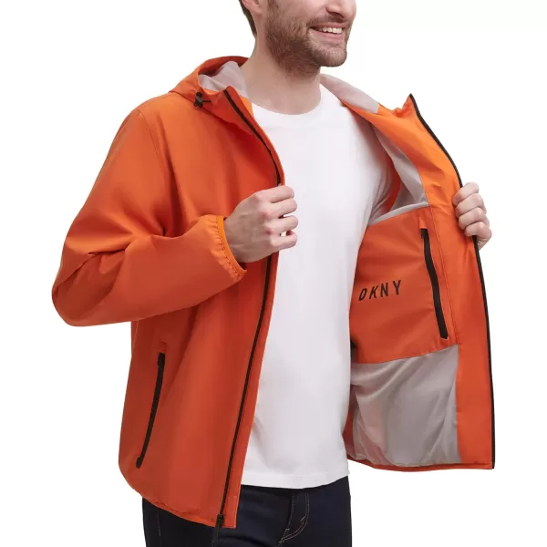 imageDKNY Mens Softshell Zip Up JacketOrange