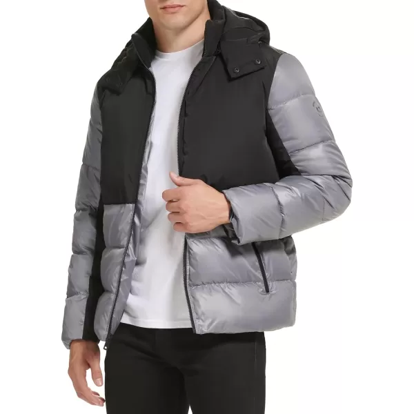 imageKenneth Cole Mens Puffer JacketReflective Gunmetal