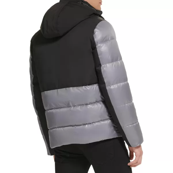 imageKenneth Cole Mens Puffer JacketReflective Gunmetal