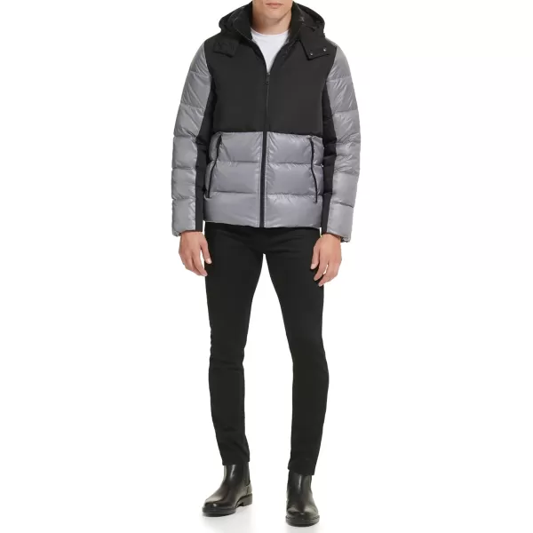 imageKenneth Cole Mens Puffer JacketReflective Gunmetal