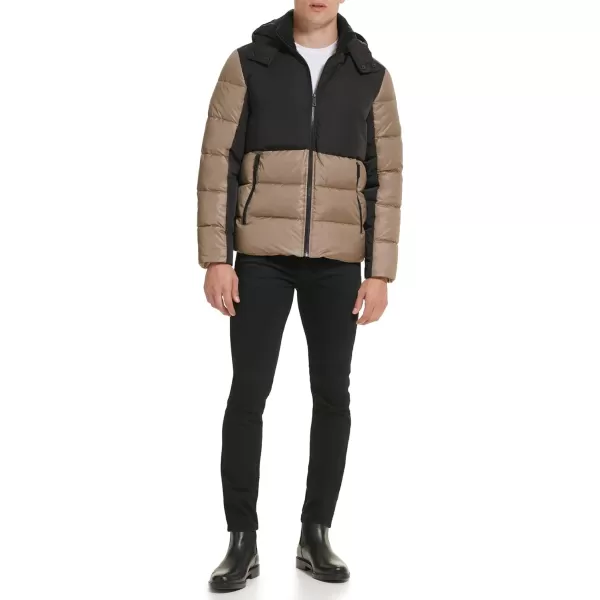 imageKenneth Cole Mens Puffer JacketReflective Taupe