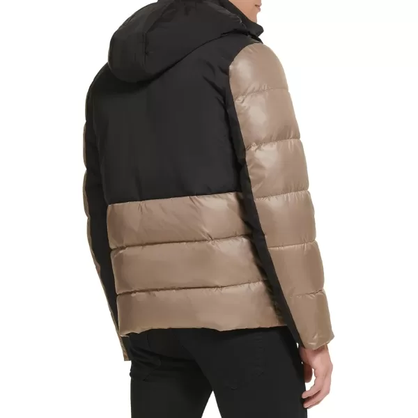 imageKenneth Cole Mens Puffer JacketReflective Taupe