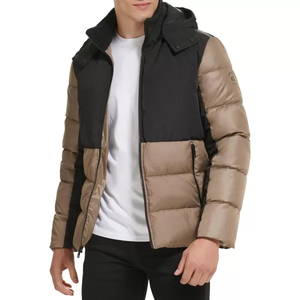 imageKenneth Cole Mens Puffer JacketReflective Taupe