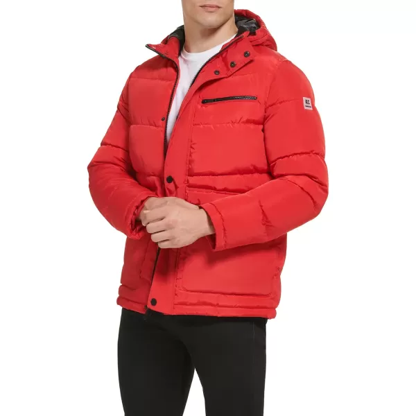 imageKenneth Cole Mens Puffer JacketUtility Pocket Red