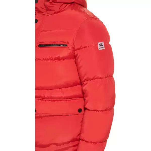 imageKenneth Cole Mens Puffer JacketUtility Pocket Red