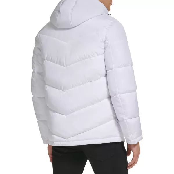 imageKenneth Cole Mens Puffer JacketUtility Pocket White