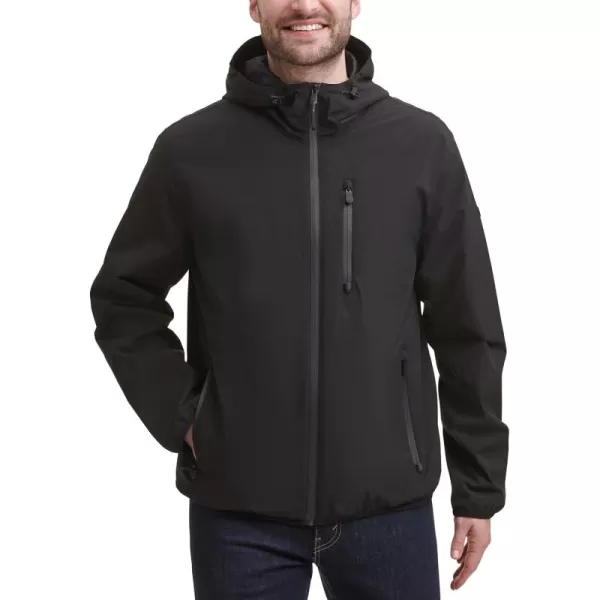 imageDKNY Mens Softshell Zip Up JacketBlack