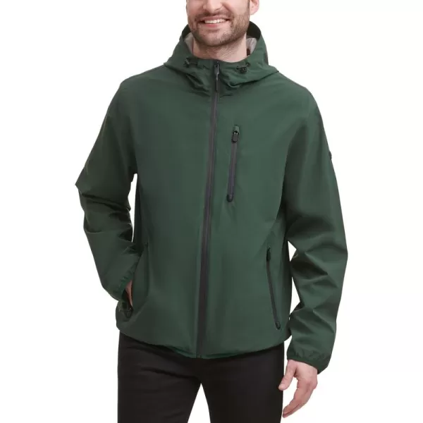 imageDKNY Mens Softshell Zip Up JacketGreen