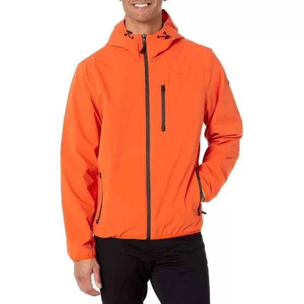 imageDKNY Mens Softshell Zip Up JacketOrange