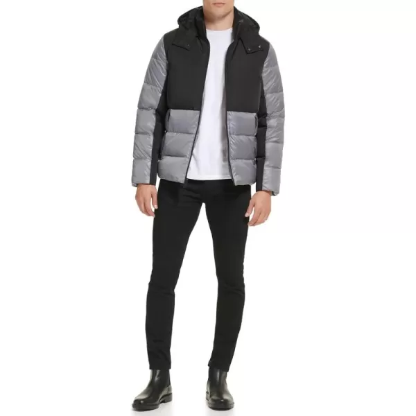 imageKenneth Cole Mens Puffer JacketReflective Gunmetal