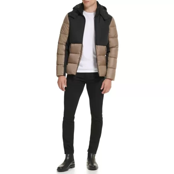 imageKenneth Cole Mens Puffer JacketReflective Taupe