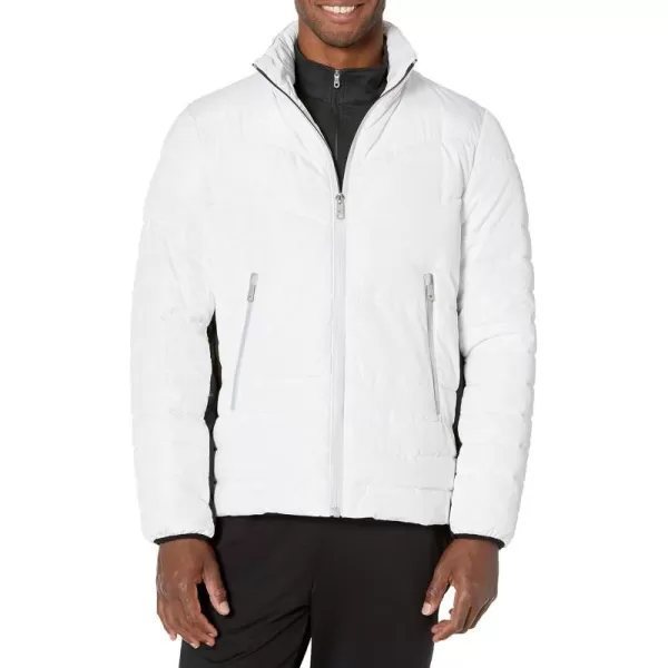 imageKenneth Cole Mens Puffer JacketReflective White