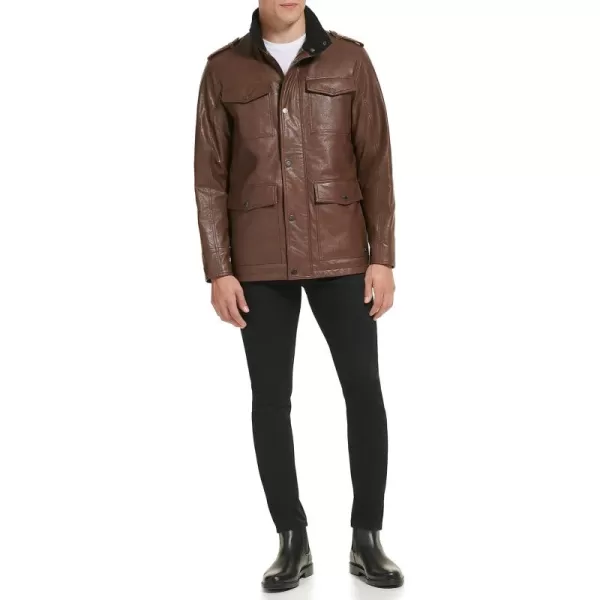 imageKenneth Cole Mens Trucker JacketChocolate