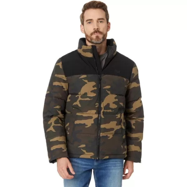 imageLevis mens Arctic Cloth Retro Bubble Puffer JacketCamouflage Tonal Logo