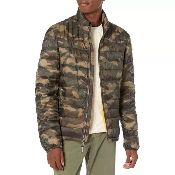 imageTommy Hilfiger Mens Ultra Loft Lightweight Packable Puffer Jacket Standard and Big ampamp TallCamouflage