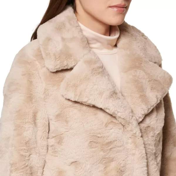 imageKenneth Cole Womens Classic Mink Style Faux Fur CoatMink Style Champagne