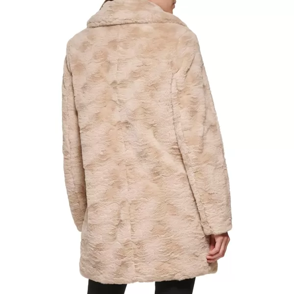 imageKenneth Cole Womens Classic Mink Style Faux Fur CoatMink Style Champagne