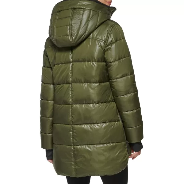 imageKenneth Cole Womens Heavy Weight Down Puffer JacketHeavyweight Loden