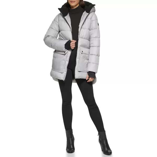 imageKenneth Cole Womens Heavy Weight Down Puffer JacketHeavyweight Pearl