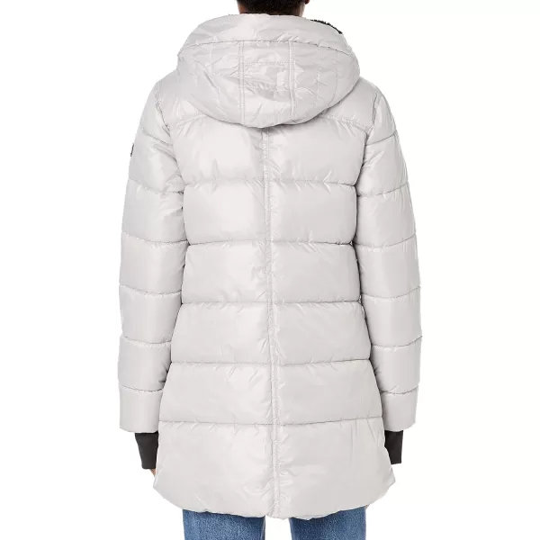 imageKenneth Cole Womens Heavy Weight Down Puffer JacketHeavyweight Silver