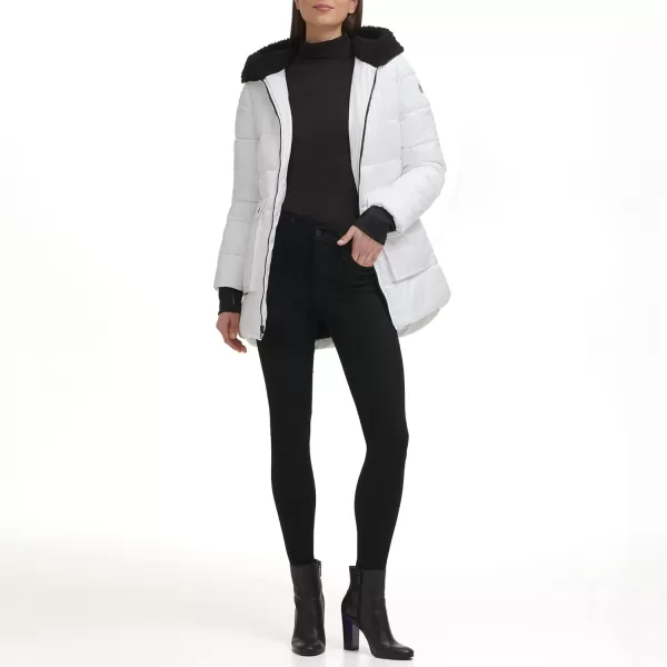 imageKenneth Cole Womens Heavy Weight Down Puffer JacketHeavyweight White