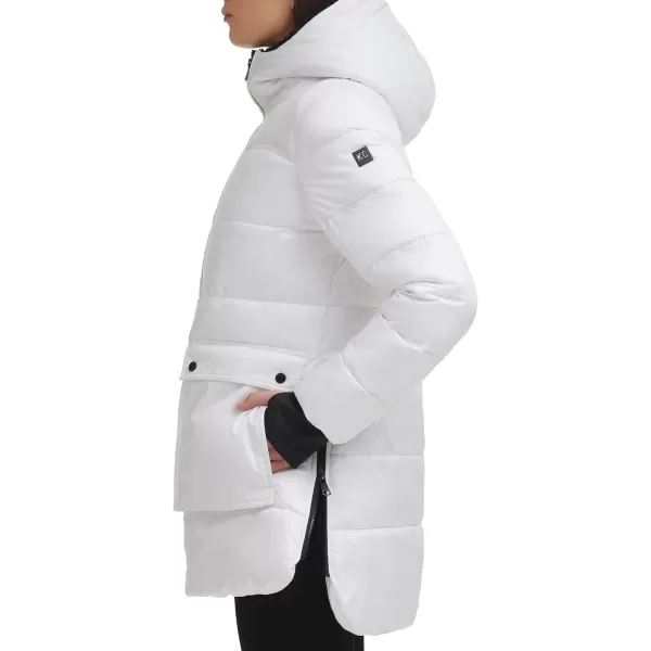 imageKenneth Cole Womens Heavy Weight Down Puffer JacketHeavyweight White