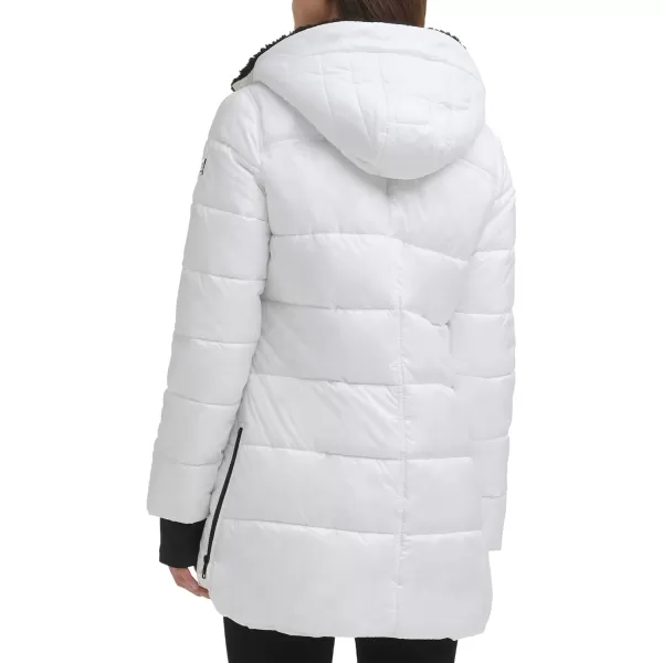 imageKenneth Cole Womens Heavy Weight Down Puffer JacketHeavyweight White