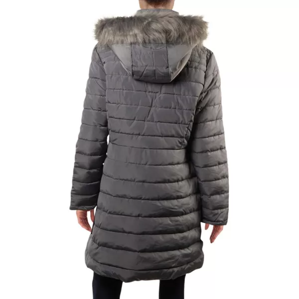 imageKenneth Cole Womens Heavy Weight Down Puffer JacketQuilted Nickel