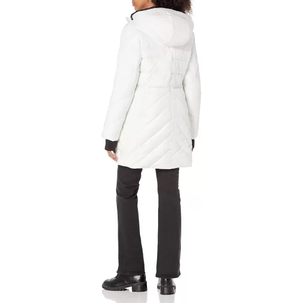 imageKenneth Cole Womens Heavy Weight Down Puffer JacketWhite