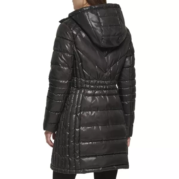 imageKenneth Cole Womens Puffer JacketFull Zip Black