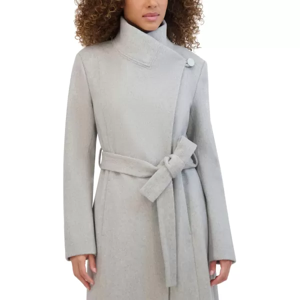 imageKenneth Cole Womens Tweed WoolBlend CoatLight Grey