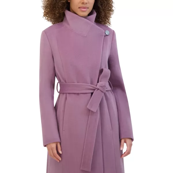 imageKenneth Cole Womens Tweed WoolBlend CoatMauve