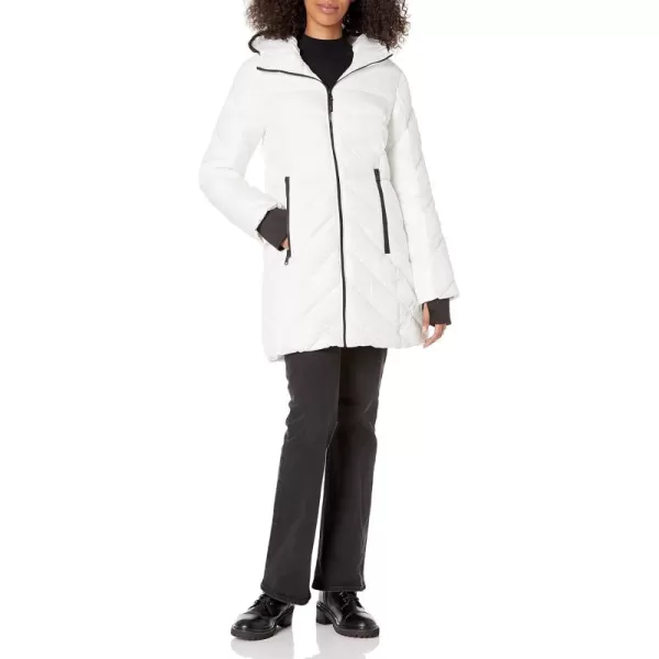 imageKenneth Cole Womens Heavy Weight Down Puffer JacketWhite