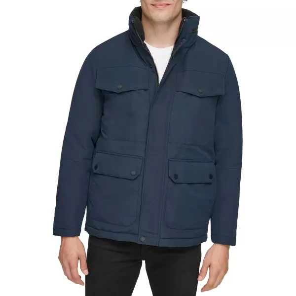 imageKenneth Cole Mens Rain CoatClassic Navy