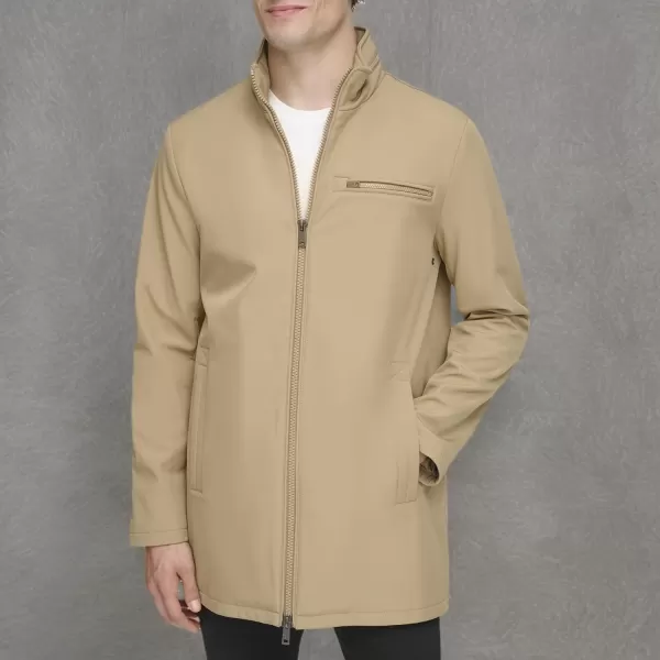 imageKenneth Cole Mens Rain CoatHidden Rain Tan